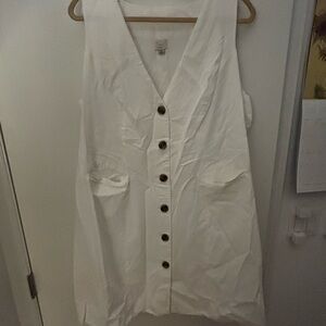 A New Day White Sleeveless Dress